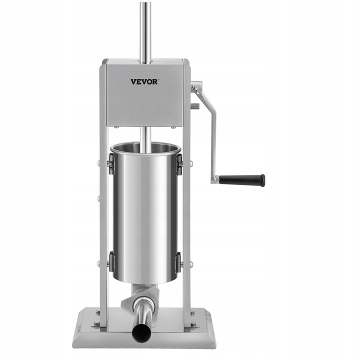 Ręczna nadziewarka do kiełbas 8LBS 5L 304 ze stali nierdzewnej 4 rurki