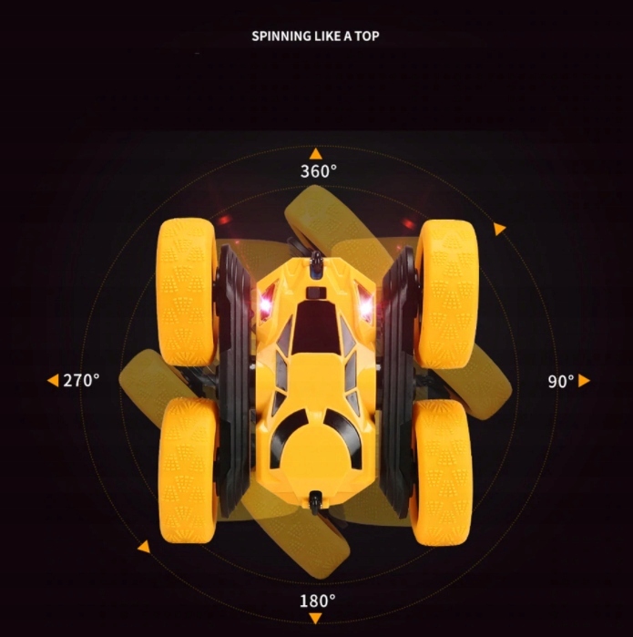 Samochód RC Zdalnie Sterowany 360 stopni 15km/h - Zielony