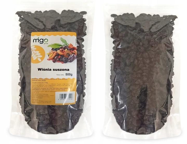 WIŚNIE SUSZONE naturalne - 500g - MIGOgroup