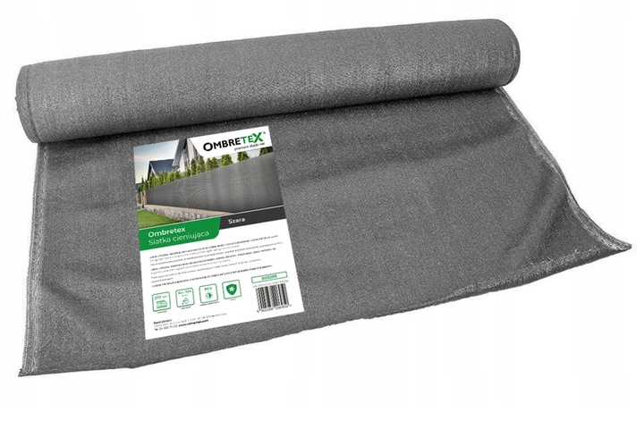 Siatka Cieniująca 1,5x15m UV 95% Dzianina Osłonowa Osłona Na Balkon Płot