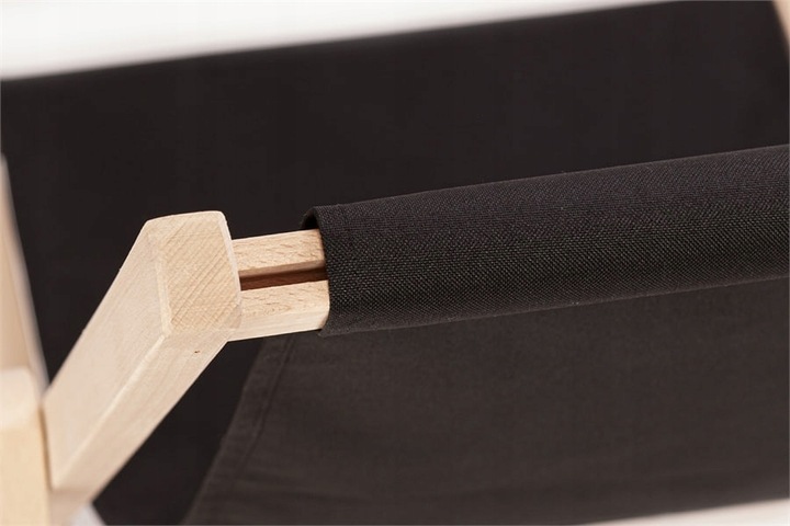 Leżak Drewniany z Gotowymi Nadrukami Summer Vibes Black Bukowe Leżaki KN138