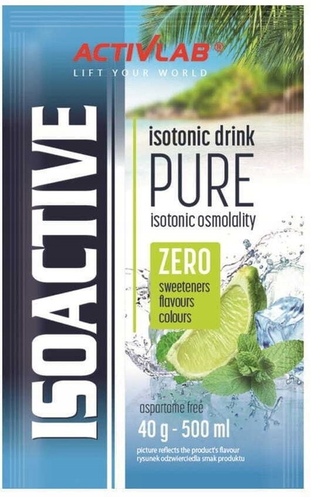 Napój izotoniczny Activlab Isoactive Pure 40g 20szt x2