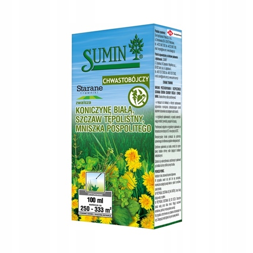 Starane Trawniki na Chwasty w Trawnikach, Boiskach NIE NISZCZY TRAWY 100ml