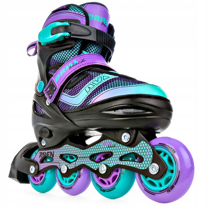 Rolki Regulowane RAVEN Drill Violet/Mint 38-42