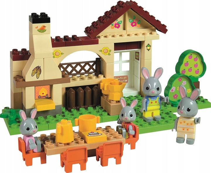 MAXIMILIAN FAMILIES KOCKI KONSTRUKCYJNE UNICO PIKNIK PRZYJĘCIE GRILL 69elem