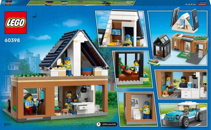 LEGO City Domek rodzinny i samochód 60398 ZESTAW 6+ NOWY Na PREZENT Klocki