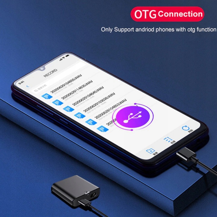 MINIATUROWY DYKTAFON PODSŁUCH SZPIEGOWSKI DETEKCJA