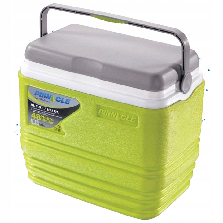 Lodówka turystyczna zielona, na jedzenie napoje Pinnacle TPX 7013 10L