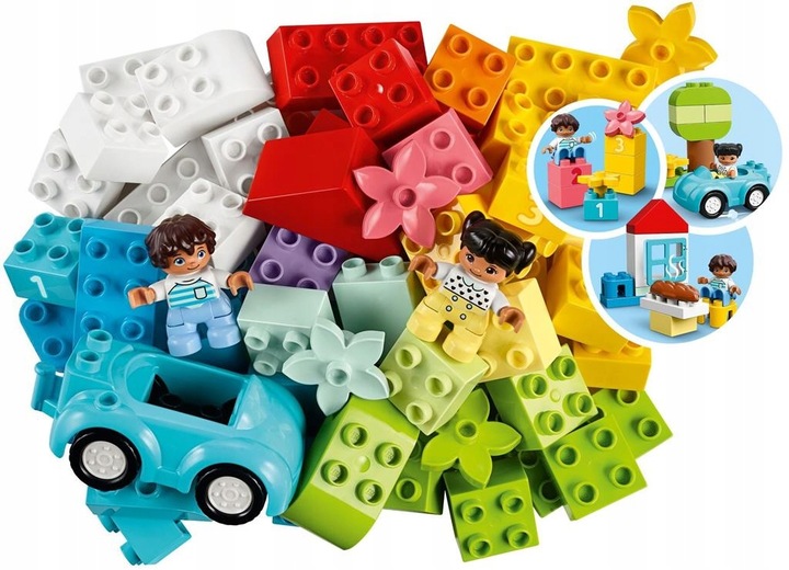 KLOCKI LEGO DUPLO 10913 PUDEŁKO Z KLOCKAMI KREATYWNA ZABAWA PREZENT + TORBA