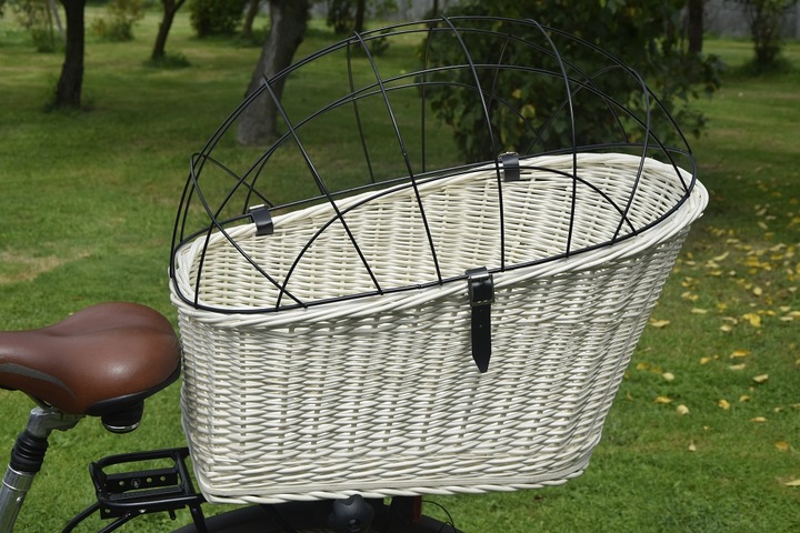 Koszyk TRANSPORTER z wikliny na rower Kosz MIX