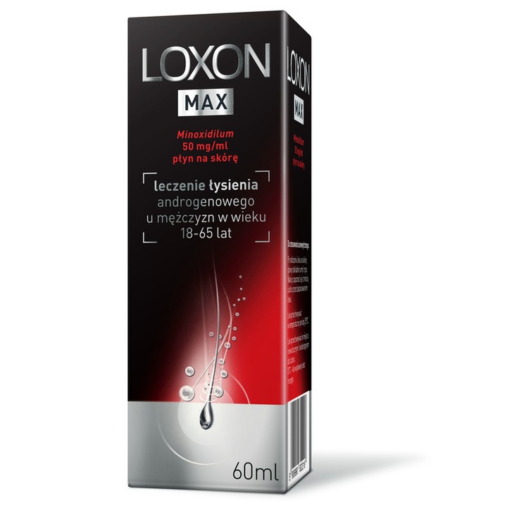Loxon MAX płyn 5% przeciw wypadaniu włosów 50mg/ml