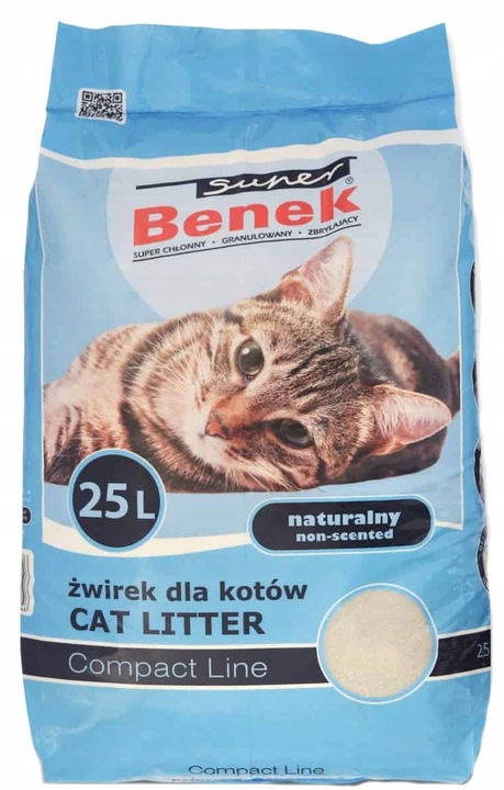 SUPER BENEK Żwirek Compact 25L