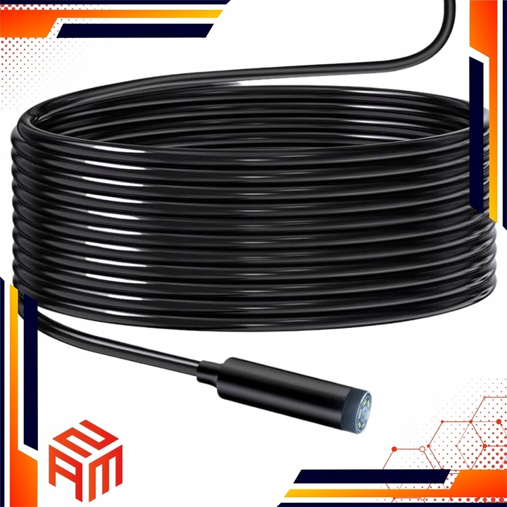 Kamera Endoskopowa Inspekcyjna 1080p 5m Bezprzewodowa Przemysłowa Zestaw