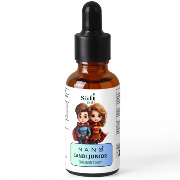 Dzieci bez Candida - Nano Candi Junior -9 ekstraktów ziołowych,Zioła dzieci