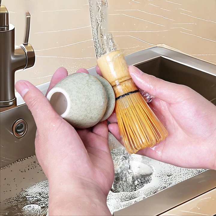 ZESTAW PREZENTOWY DO HERBATY MATCHA ZESTAW DO PARZENIA MATCHY 5 SZT.