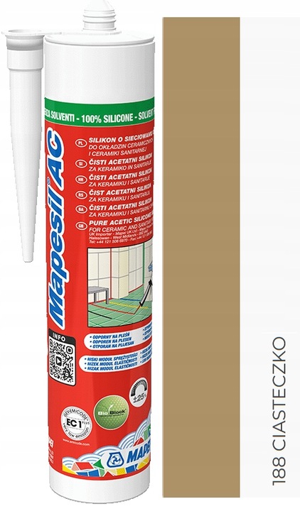 MAPEI Silikon Mapesil AC 188 CIASTECZKO 310ml
