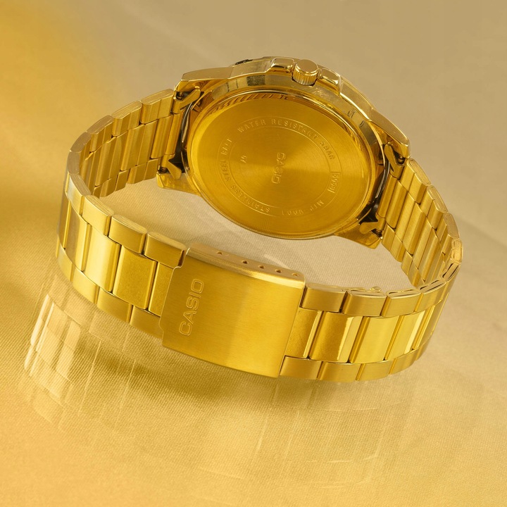 LUKSUSOWY MĘSKI ZŁOTY ZEGAREK CASIO 24K CERTYFIKAT / UNIKATOWY PREZENT