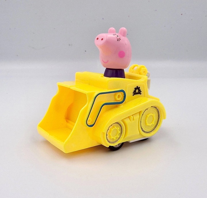 ZESTAW POJAZDÓW ŚWINKA PEPPA FIGURKI + SAMOCHODY 6 SZTUK RUCHOME AUTKA