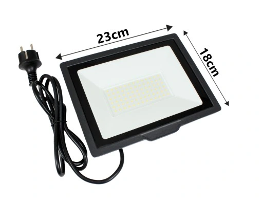 Halogen Naświetlacz Led 100W z kablem EKONOMICZNY