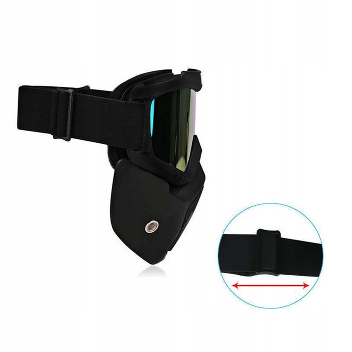 GOGLE MOTOCYKLOWE na MOTOR CROSS ENDURO QUAD KASK