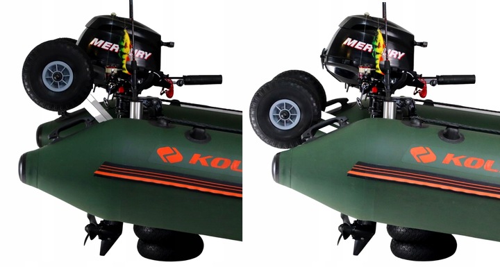 KOŁA DO PONTONU 28cm KOLIBRI BARK PEŁNE 2 UCHWYTY