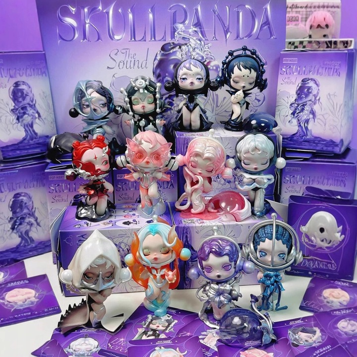 Oryginalne Pop Mart Labubu The Monsters Tasty Macarons Brelok