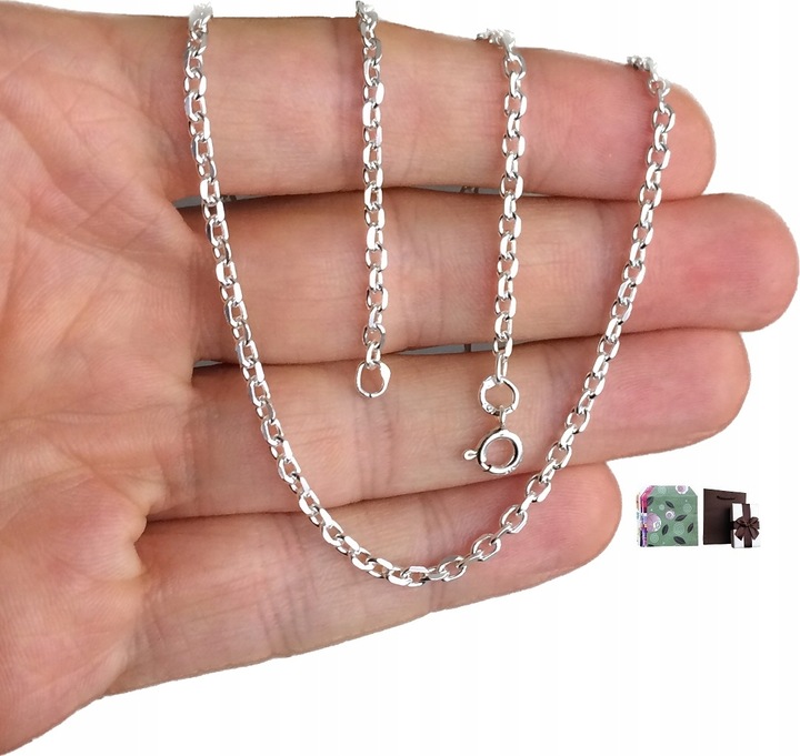 Łańcuszek srebrny 925 Naszyjnik GRUBY (na PREZENT )