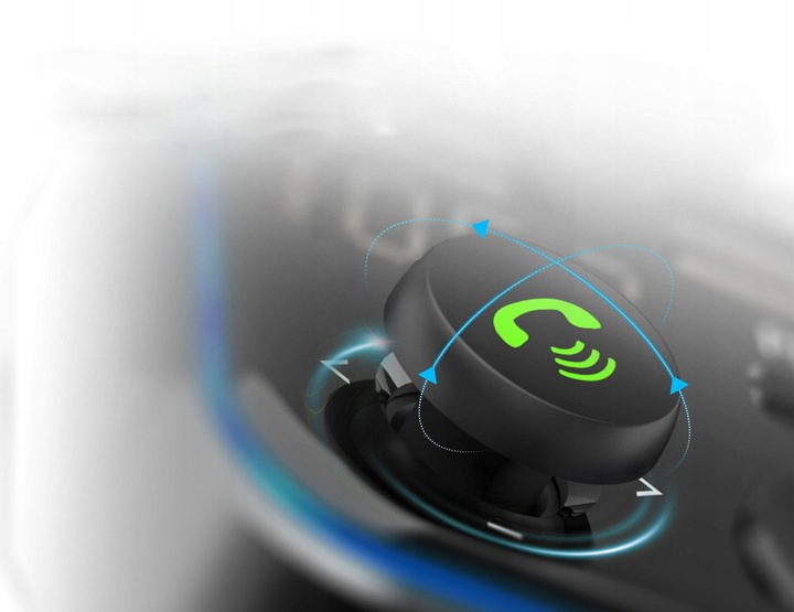 TRANSMITER BLUETOOTH 5.0 FM ŁADOWARKA USB PD 20W QC 3.0 BASS MOCNY MIKROFON