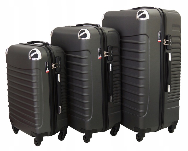 ZESTAW WALIZEK 3w1 WALIZKA PODRÓŻNA NA KÓŁKACH GRAVITT 2023