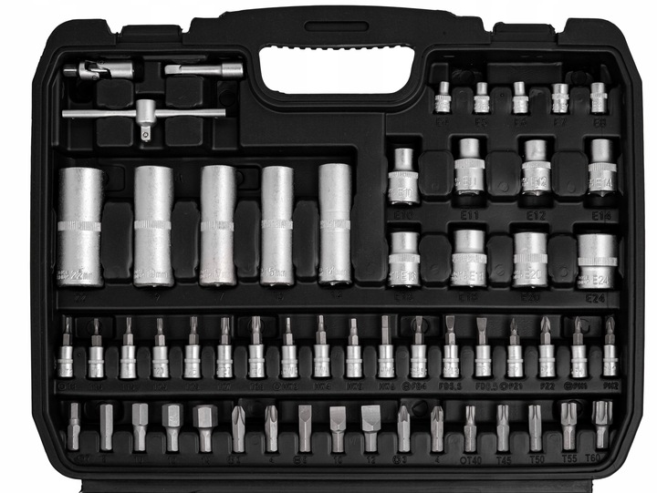 ZESTAW KLUCZY NASADOWYCH KLUCZE NASADOWE TORX 108