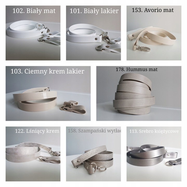 Uchwyty tworzywo z podwójnym łańcuszkiem do OBAG