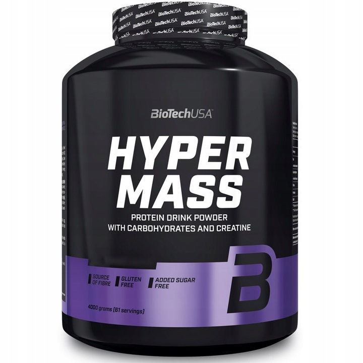 BIOTECH USA HYPER MASS 4000g + GRATIS SMAK: TRUSKAWKOWY