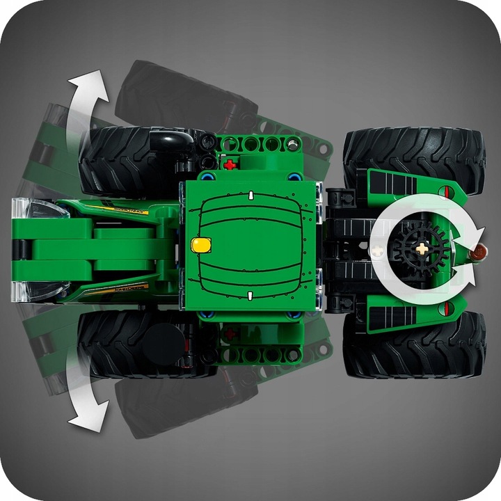 ZESTAW KLOCKÓW LEGO TECHNIC CIĄGNIK Z WYWROTKĄ PRZYCZEPKĄ TRAKTOR JOHN DEER