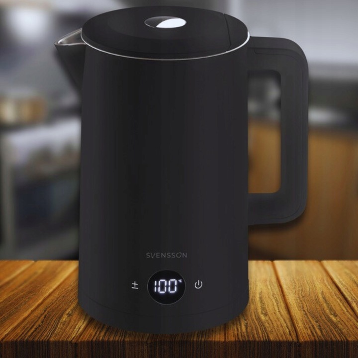 Czajnik Elektryczny SMART Wifi Regulacja Temperatury Aplikacja 1,7l Czarny