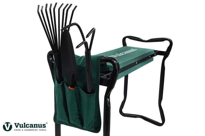 Stołek Metalowy Ogrodowy Taboret Składany Klęcznik Podkładka Taboret