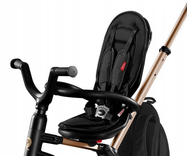 ROWEREK TRÓJKOŁOWY WIELOFUNKCYJNY QPLAY NOVA+ RUBBER GOLDEN MILLY MALLY
