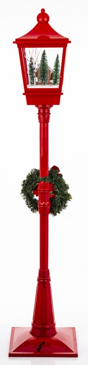 LATARNIA DEKORACJA Z POZYTYWKĄ LED ŚWIĄTECZNY DOM OGRÓD BOŻE NARODZENIE