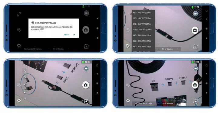 Kamera inspekcyjna AN97-3.9MM HD Android USB-C endoskop