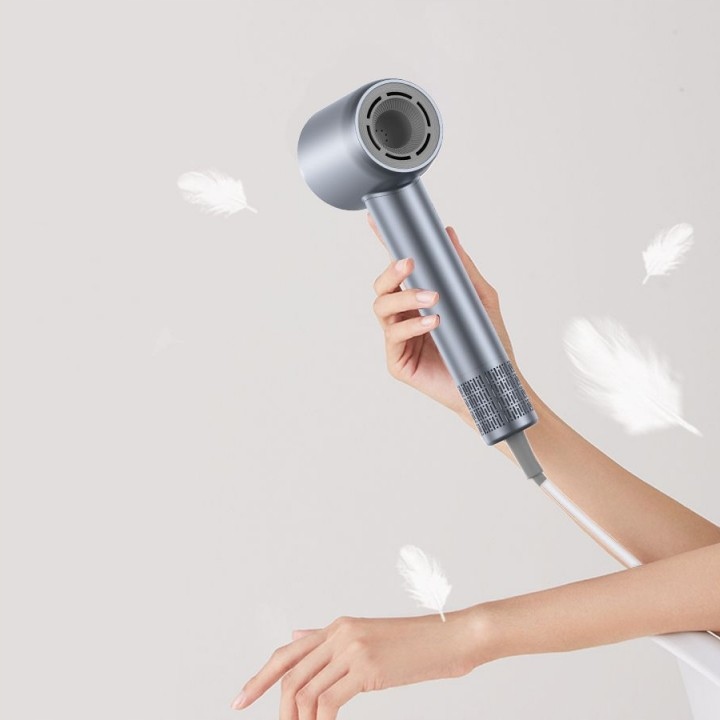 Mocna Suszarka do Włosów Karingbee HS01 Jonizacja 1500W szary