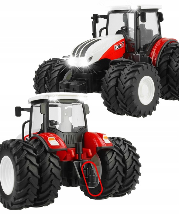 ZDALNIE STEROWANY TRAKTOR XXL CIĄGNIK ROLNICZY PILOT R/C CYSTERNA NA WODĘ