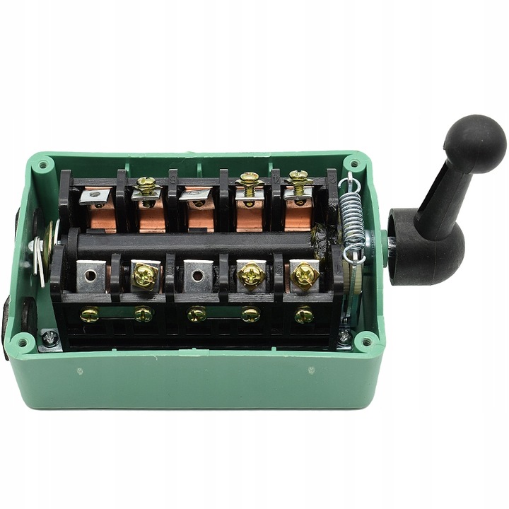 WŁĄCZNIK WYŁĄCZNIK ŁĄCZNIK KRZYWKOWY W OBUDOWIE LEWO PRAWO 3 FAZY 30A 380V