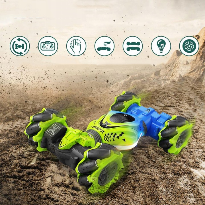 SAMOCHÓD ZDALNIE STEROWANY RĘKĄ GESTAMI ZABAWKA PILOT AUTO RC OBRÓT 360°