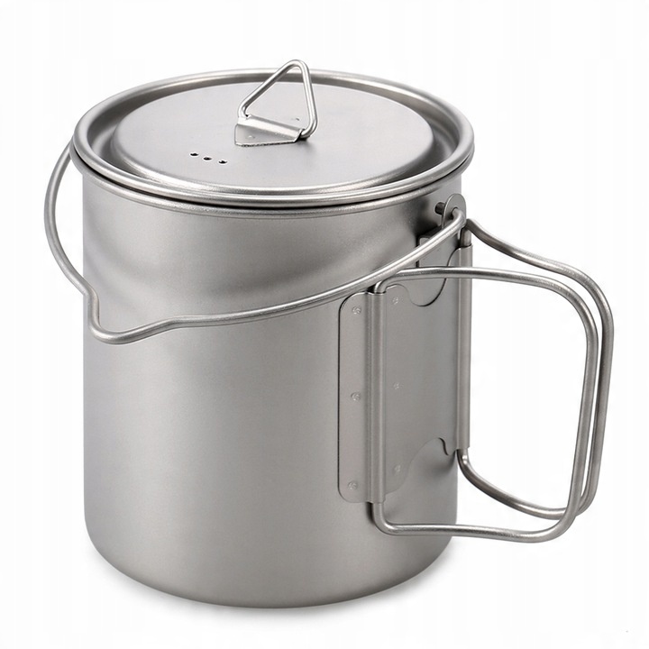 Lixada Lekki Tytan 3 Sztuk Zestaw Tytanu 750 ml