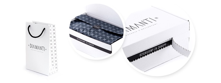 ZŁOTY WISIOREK z KOLEKCJI RAINBOW od DIAMANTI z 20 BRYLANTAMI i RUBINEM