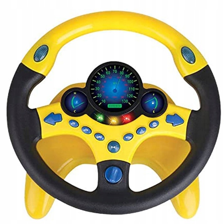 KIEROWNICA DO AUTA INTERAKTYWNA SYMULATOR JAZDY SAMOCHODEM KRĘCI SIĘ 360