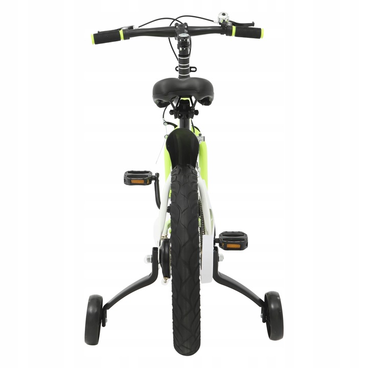 Rower 16’ ze światłami-Rower dziecięcy z kołami Light& Training -żółty