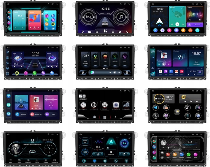 RADIO NAWIGACJA ANDROID VW PASSAT B6 B7 GOLF 5 6 TIGUAN TOURAN CADDY T5 T6