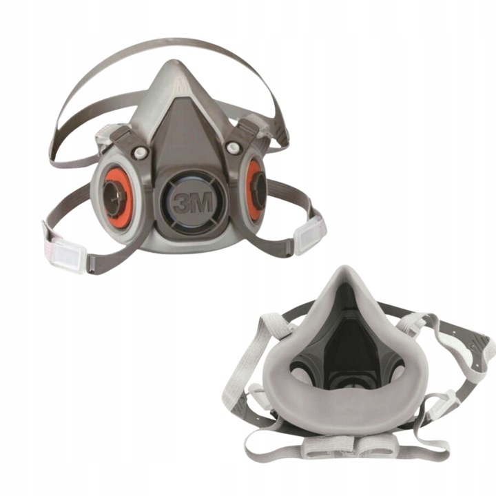 3M 6200 / 6300 MASKA PÓŁMASKA LAKIERNICZA Z FILTRAMI ABE1 6057