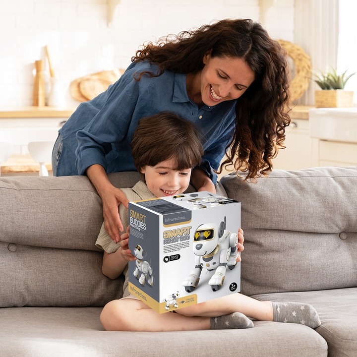 ROBOT INTERAKTYWNY PIES ZDALNIE STEROWANY PIESEK PROGRAMOWANY 17 FUNKCJE