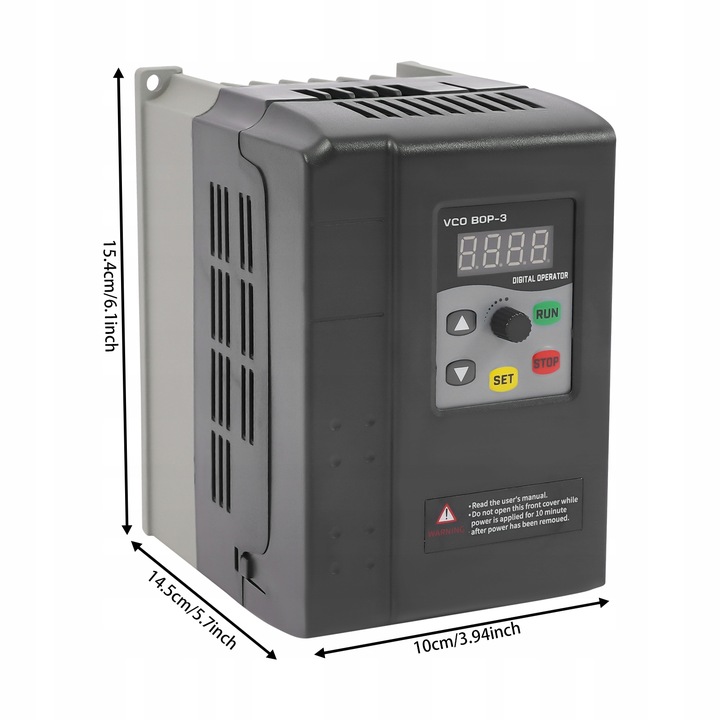 3PH 380V Sterowanie prędkością silnika fazowego VFD Inverter 2.2KW 5.8A